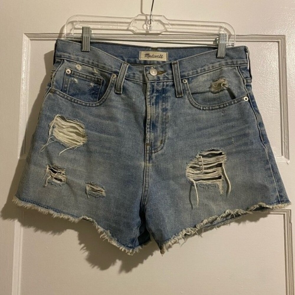 Madewell The Perfect Jean Short Cut Off Denim Shorts